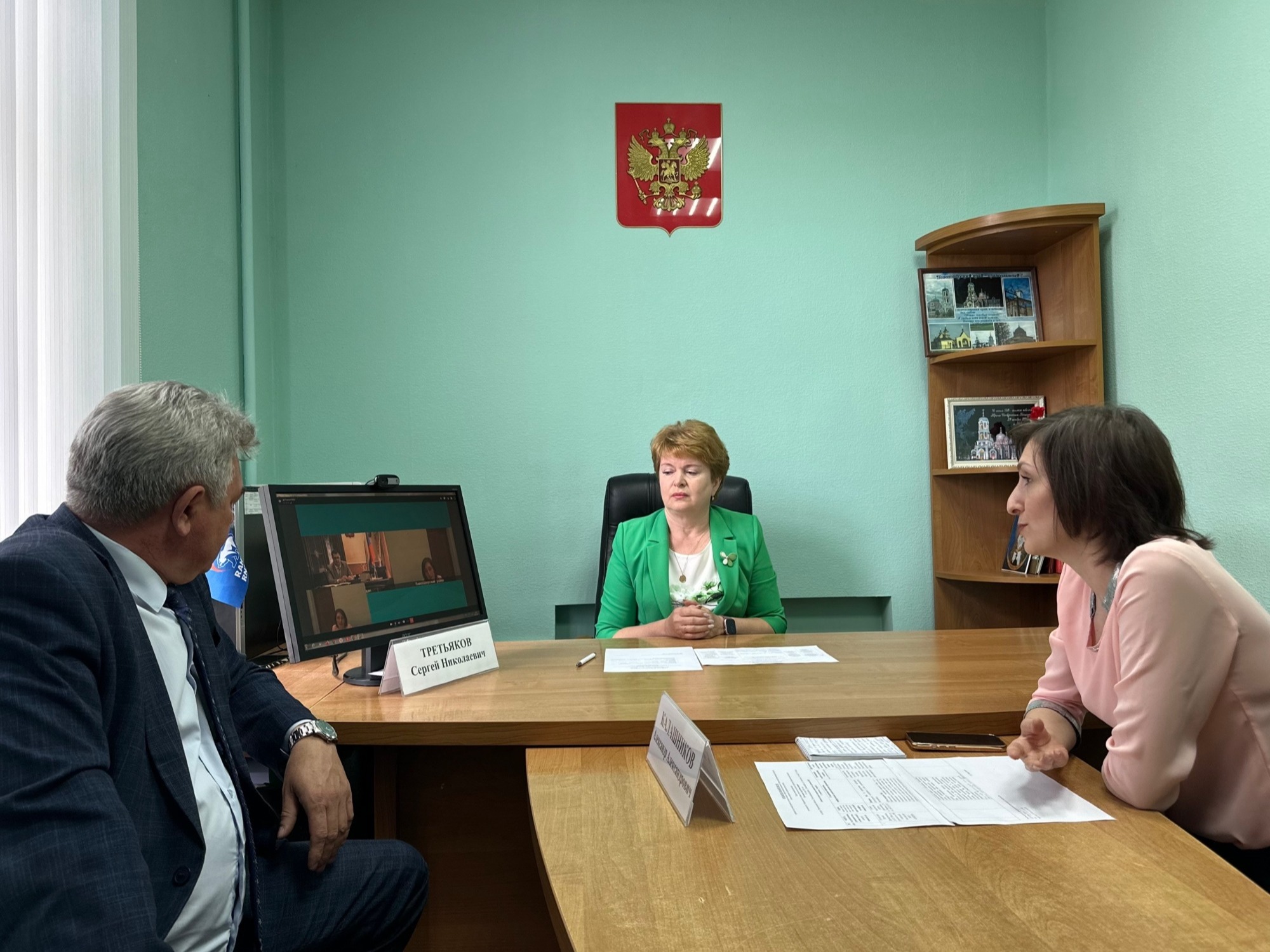 В Новохопёрском районе в режиме ВКС прошёл личный приём граждан руководителем управления по охране объектов культурного наследия Воронежской области.